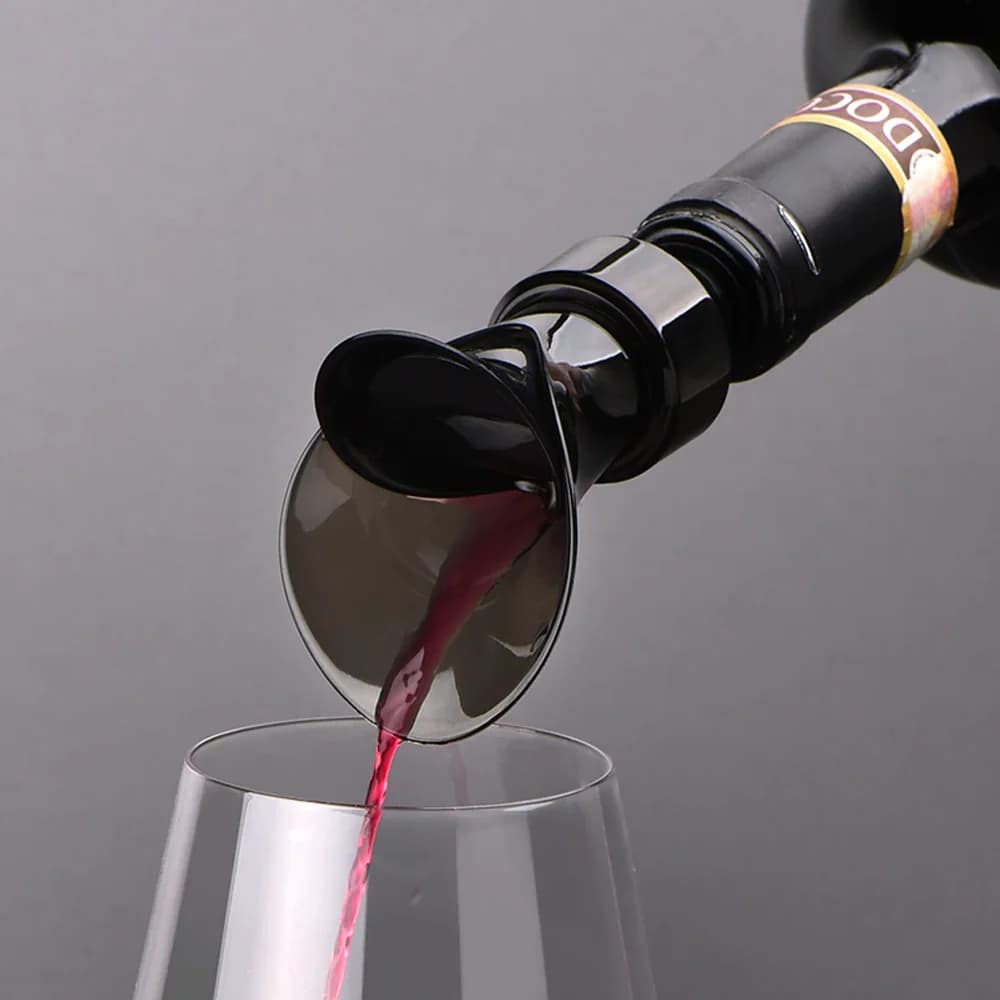 2-In-1 Wine Stopper Pourer - No Drip, Keeps Wine Fresh, Perfect Fit For Every Wine Bottle