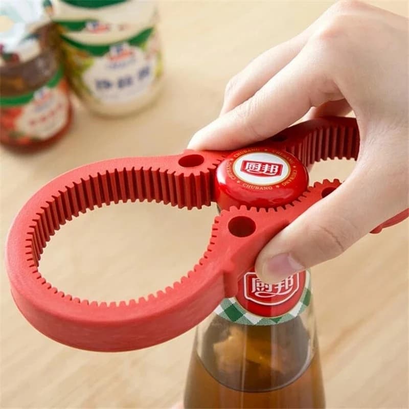 Heavy Duty Jar & Bottle Opener For Weak Hands 3 Grip Non Slip Kitchen Tool
